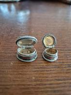 Miniatuur Antieke Zilveren Pillendoosjes, Ophalen of Verzenden, Zilver