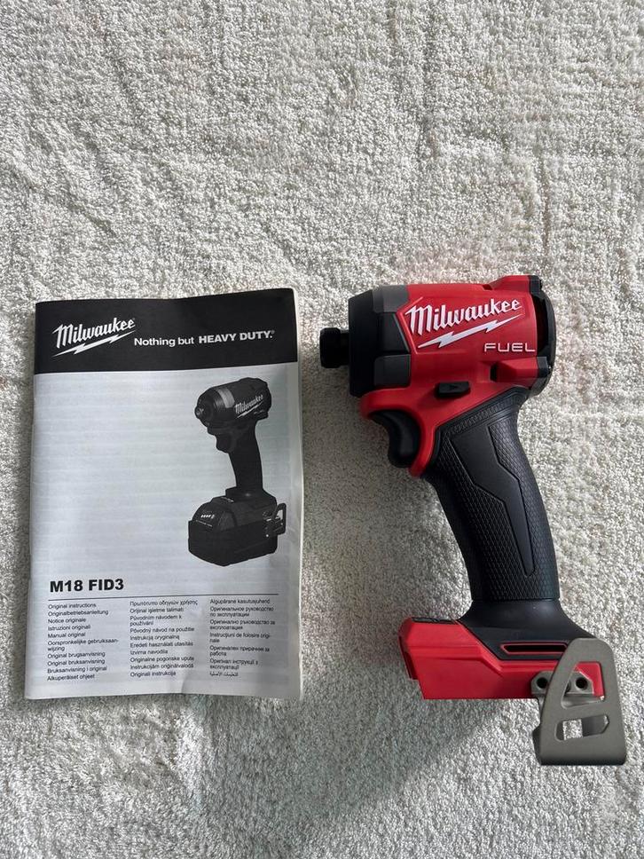 Milwaukee M18 FID3 accu slagschroevendraaier – gloednieuw, Doe-het-zelf en Verbouw, Gereedschap | Boormachines, Nieuw, Boor- en Schroefmachine