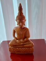 houten zittende Boeddha, Ophalen of Verzenden, Zo goed als nieuw