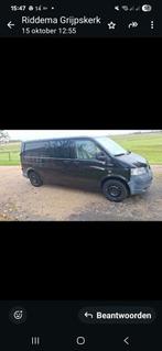 Transporter Dubbele cabine 2007, Auto's, Bestelauto's, Voorwielaandrijving, Stof, Zwart, Particulier