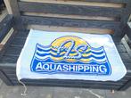 Scheepvaart vlag aquashipping, Ophalen of Verzenden, Zo goed als nieuw, Reclamebord