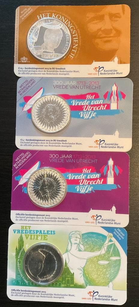 Set Koninklijke Nederlandse Munt Herdenkingsmunten, Postzegels en Munten, Munten en Bankbiljetten | Verzamelingen, Munten, Nederland