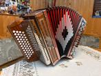 Steirische Harmonika Strasser de Luxe, Muziek en Instrumenten, Overige formaten, Zo goed als nieuw, Knopaccordeon, Met riemen