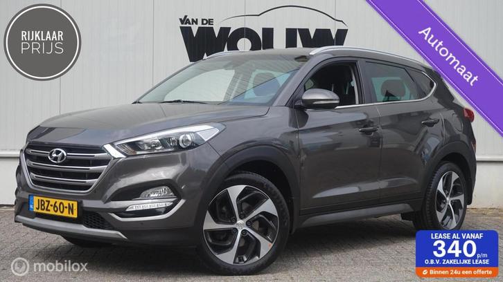 Hyundai Tucson 1.6 T-GDi Comfort Automaat 4WD Trekhaak 1600k, Auto's, Hyundai, Bedrijf, Te koop, Tucson, 4x4, ABS, Achteruitrijcamera