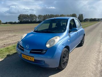 Nissan Micra 1.4 5DR 2004 Blauw Nieuwe Apk! beschikbaar voor biedingen