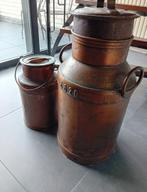 2x melk bus, Antiek en Kunst, Antiek | Koper en Brons, Ophalen