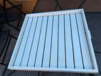 Dienblad voor Hocker - Wit 60x63cm, Ophalen, Gebruikt