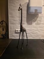 Mooie decoratieve giraffe, Ophalen of Verzenden, Gebruikt, Metaal, Dierenbeeld