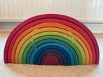 Grimm's - Houten Regenboog Stapelaar Groot (12-delig) 38cm, Ophalen of Verzenden, Gebruikt