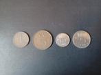 Wilhelmina muntjes 1, 5, 10 en 25 cent 1948, Postzegels en Munten, Munten | Nederland, Ophalen, Koningin Wilhelmina, Losse munt