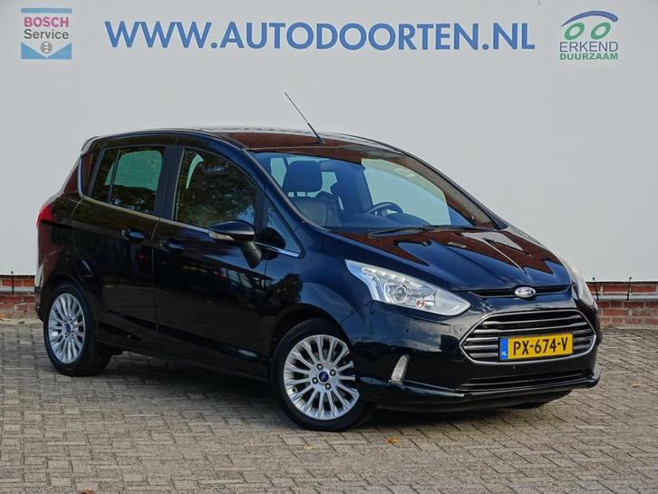 Ford B-Max 1.0 EcoBoost Titanium|Trekhaak|Leder|Navi, Auto's, Ford, Bedrijf, Te koop, B-Max, ABS, Airbags, Airconditioning, Boordcomputer