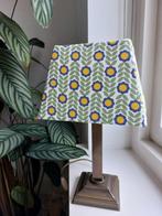 Vintage Tafellamp met Messing Voet, Huis en Inrichting, Lampen | Tafellampen, Ophalen of Verzenden, Gebruikt