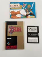 Zelda - Nintendo SNES - manual + map + top geheimen, Spelcomputers en Games, Games | Nintendo Super NES, Gebruikt, Ophalen of Verzenden