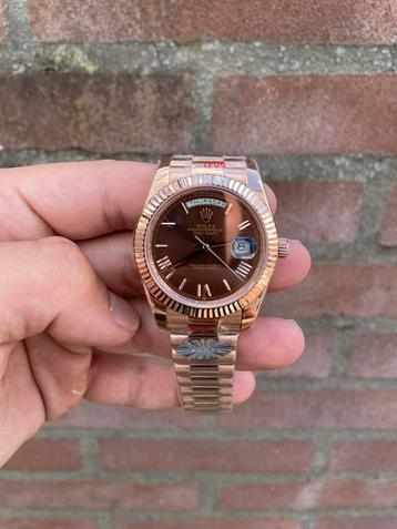 Rolex Daydate 41mm rosé beschikbaar voor biedingen