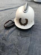 Vooroorlogse, Duitse brandweerhelm met bijpassende tas, Verzamelen, Militaria | Algemeen, Ophalen of Verzenden, Landmacht, Duitsland