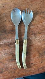 Vintage Laguiole Salade Bestek Set, Antiek en Kunst, Ophalen of Verzenden