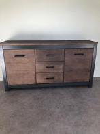 Mangohouten dressoir, Ophalen, 150 tot 200 cm, Zo goed als nieuw, 25 tot 50 cm