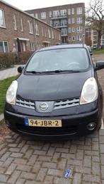 Nissan Note 1.6 16V 2009 Zwart, Auto's, Voorwielaandrijving, Zwart, 4 cilinders, Zwart