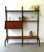 Vintage Louis van Teeffelen wandsysteem WéBé wandmeubel 60's, Huis en Inrichting, Kasten | Wandmeubels, Ophalen, Gebruikt