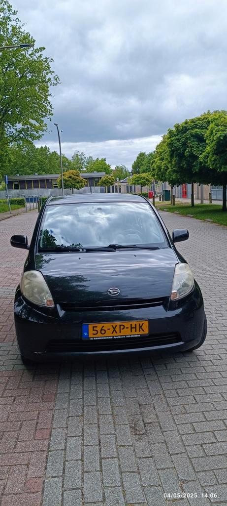 Daihatsu Sirion 1.3 2007 Zwart 16V, Auto's, Daihatsu, Particulier, Sirion, Benzine, C, Hatchback, Handgeschakeld, Origineel Nederlands