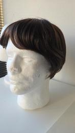 Mannen haarwerk,pruik    bruin., Sieraden, Tassen en Uiterlijk, Uiterlijk | Haarverzorging, Ophalen of Verzenden, Nieuw, Pruik of Haarverlenging