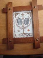 Wanddeco Juliana Post Koninklijk Huis, Ophalen of Verzenden, Zo goed als nieuw, Nederland, Overige typen