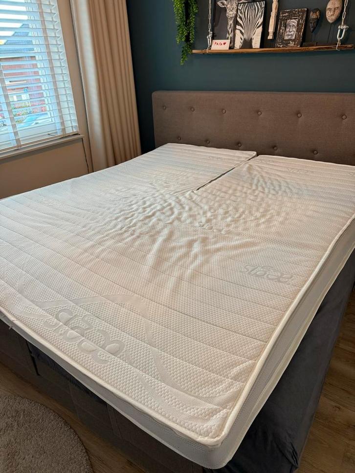 Split Topper 180x210 - TEAB, Huis en Inrichting, Slaapkamer | Matrassen en Bedbodems, Gebruikt, Matras, 180 cm, 210 cm, Tweepersoons