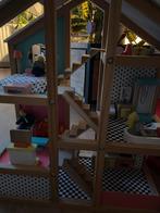 Houten poppenhuis van de HEMA, Kinderen en Baby's, Speelgoed | Poppenhuizen, Ophalen, Zo goed als nieuw, Poppenhuis