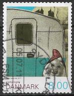 DENEMARKEN 8 Kr. zegel Kamperen-Caravan & Tuinkabouter 2011, Postzegels en Munten, Ophalen of Verzenden, Denemarken, Gestempeld