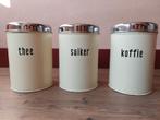 Brabantia voorraadblikken gebroken wit, Ophalen of Verzenden