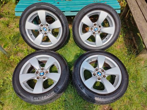 style 138 bmw velgen (e60) + A merk zomerband, Auto-onderdelen, Banden en Velgen, Velg(en), Zomerbanden, 17 inch, 225 mm, Personenwagen