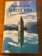 ‘Ik blijf hier’ van Marco Balzano, Ophalen of Verzenden, Gelezen
