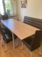 Eettafel eetkamertafel uitschuifbaar, Huis en Inrichting, Tafels | Eettafels, Ophalen, Gebruikt, 50 tot 100 cm, Vijf personen of meer