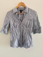 H&M blouse blauw Streep 42 driekwart mouw
Keurige HM blouse, Ophalen of Verzenden, Zo goed als nieuw, Maat 42/44 (L), Blauw