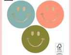 Sluitstickers smiley gold mix per 3 stickers, Hobby en Vrije tijd, Stickers en Plaatjes, Nieuw, Sticker, Ophalen of Verzenden