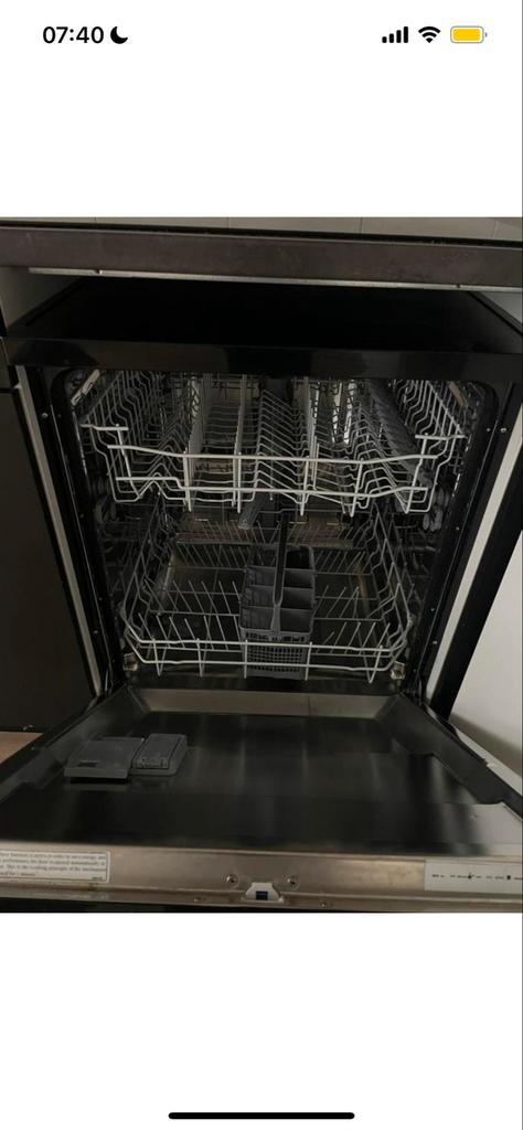 Inventum Zwarte Vaatwasser, Witgoed en Apparatuur, Vaatwasmachines, Zo goed als nieuw, Vrijstaand, 85 tot 90 cm, 60 cm of meer