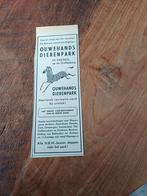 Advertentie Ouwehand s dierenpark Rhenen 1948, Ophalen of Verzenden, Zo goed als nieuw, Insect