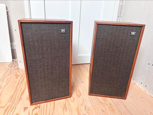 Wharfedale Linton speakers vintage - in uniek mooie staat, Audio, Tv en Foto, Luidsprekers, Zo goed als nieuw, Front, Rear of Stereo speakers