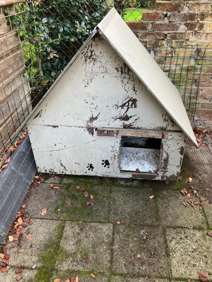 Handenhok voor buiten, Dieren en Toebehoren, Hondenhokken, Gebruikt, Hondenhok, 100 cm of meer, 75 tot 110 cm, Ophalen