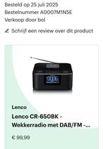 Lenco Wekker radio DAB+  als nieuw, UKRP@ia-uk.com, Lenco, International Associates Limited Centrum House, 38 Queen Street, Glasgow, Lanarkshire, G1 3DX, UK