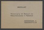 Vereeniging tot Behoud van Natuurmonumenten in Nederland, Verzenden, 1920 tot 1940, Ongelopen