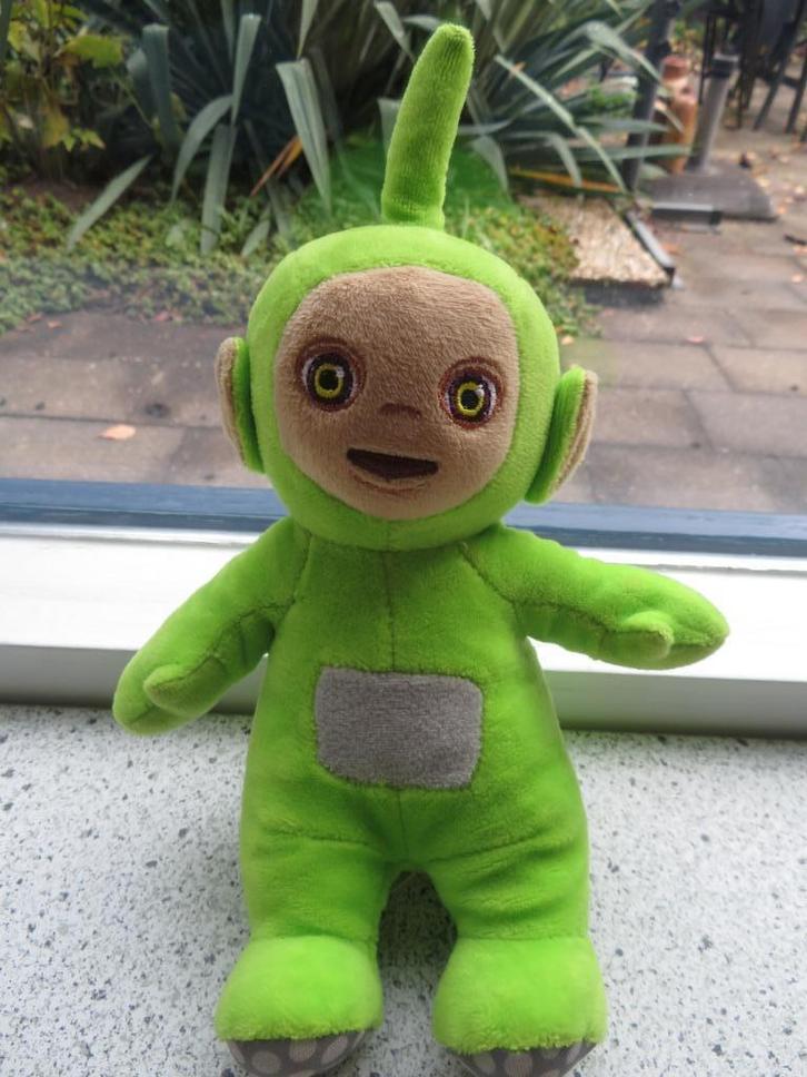 Teletubbie Dipsy Teletubbies 2022 UKCA lime groen velours, Kinderen en Baby's, Speelgoed | Knuffels en Pluche, Zo goed als nieuw