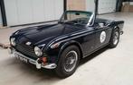 Triumph TR 250 UNIEK | FULL BODY OFF RESTAURATIE |, Auto's, Triumph, Lederen bekleding, Gebruikt, Overige carrosserieën, Blauw