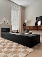 Luxe Japandi Salontafel – Oud Indonesisch Teak, Zwart, Huis en Inrichting, Tafels | Salontafels, Ophalen, Teakhout, Nieuw, 50 tot 100 cm