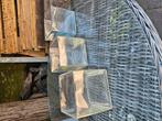 Accubakken bloempotten glas, Tuin en Terras, Kassen, Ophalen, Glas, Zo goed als nieuw, Aluminium