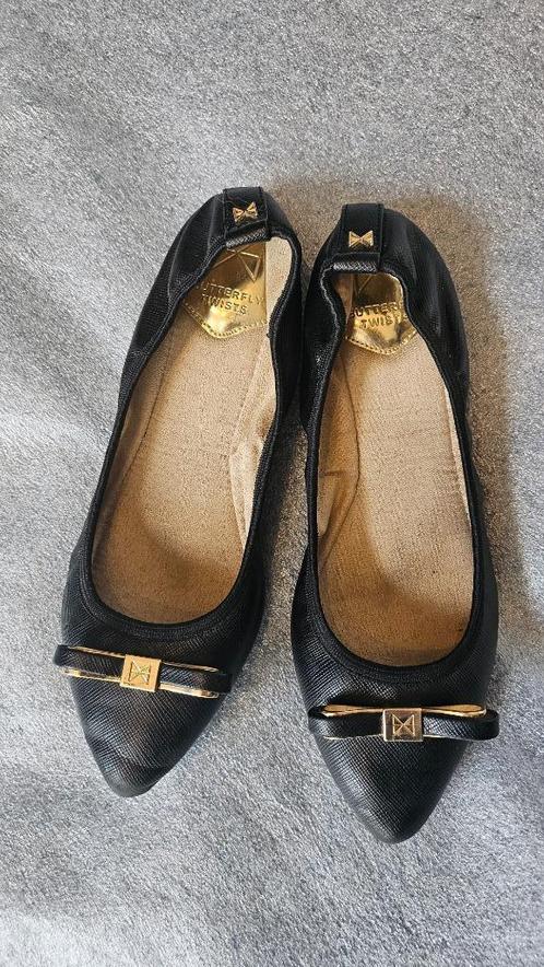 Handige Opvouwbare Ballerina's Butterfly Twists - Maat 37, Kleding | Dames, Schoenen, Zo goed als nieuw, Ballerina's, Zwart, Verzenden