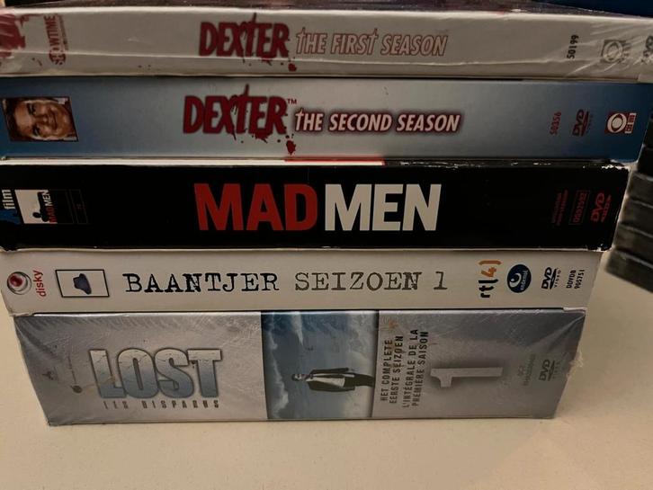 DVD Collectie: Dexter, Mad Men, Lost, Baantjer, Cd's en Dvd's, Dvd's | Tv en Series, Zo goed als nieuw, Drama, Boxset, Vanaf 16 jaar