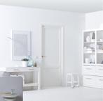 Strakke paneeldeur binnendeur voorgelakt in stomp en opdek