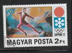 Hongarije 1971 - Kunstschaatsen Mannen - Sapporo, Ophalen of Verzenden, Gestempeld