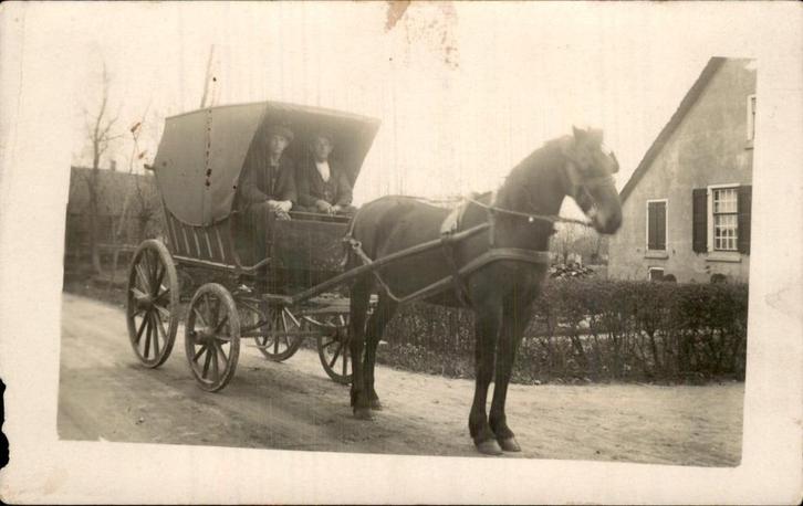 Hei en Boeicop - Fotokaart - Paard, Verzamelen, Ansichtkaarten | Nederland, Ongelopen, Utrecht, Voor 1920, Ophalen of Verzenden